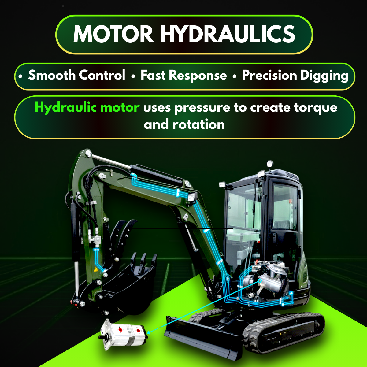 TYPHON TERROR XXV Prestige Mini Excavator 2.7Ton, Kubota D1105 25.1 HP, Comfortable Cabin with AC & Heater, Retractable Track, Boom Swing