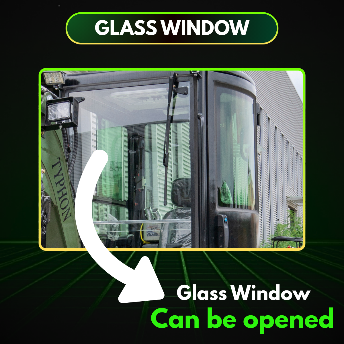 TYPHON TERROR XXV Prestige Mini Excavator 2.7Ton, Kubota D1105 25.1 HP, Comfortable Cabin with AC & Heater, Retractable Track, Boom Swing