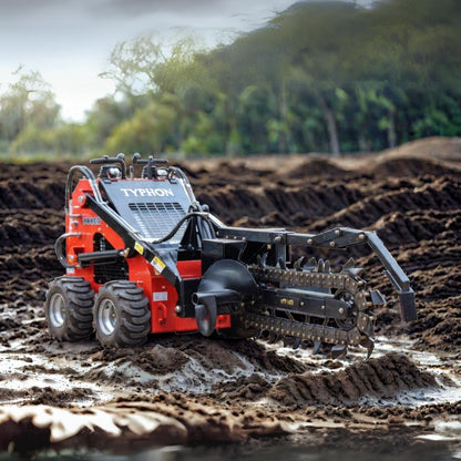 TYPHON Skid Steer Loader Trencher Attachment