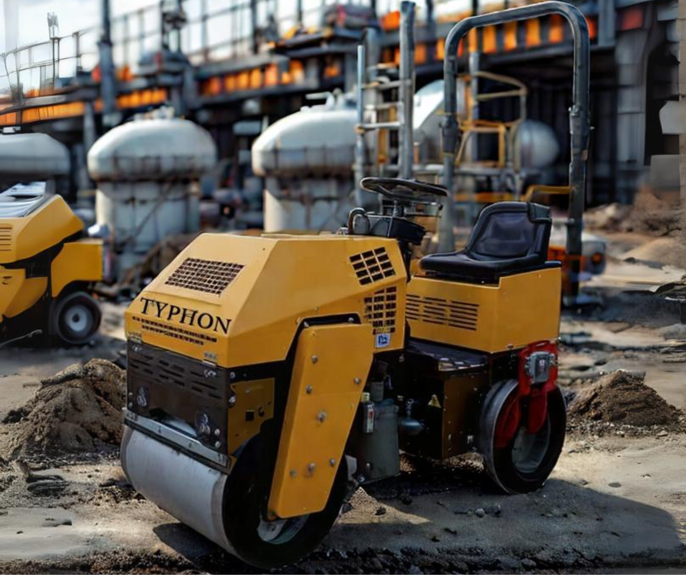 TYPHON FURY 1 Ton Vibratory Compactor Asphalt Roller