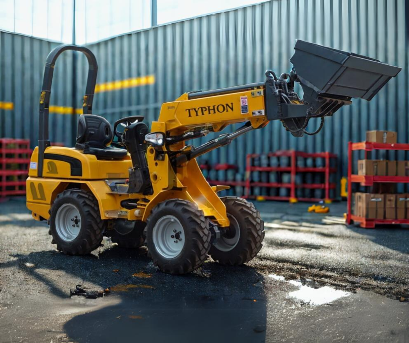 Typhon Wheel Loader with Kubota D1105 Engine