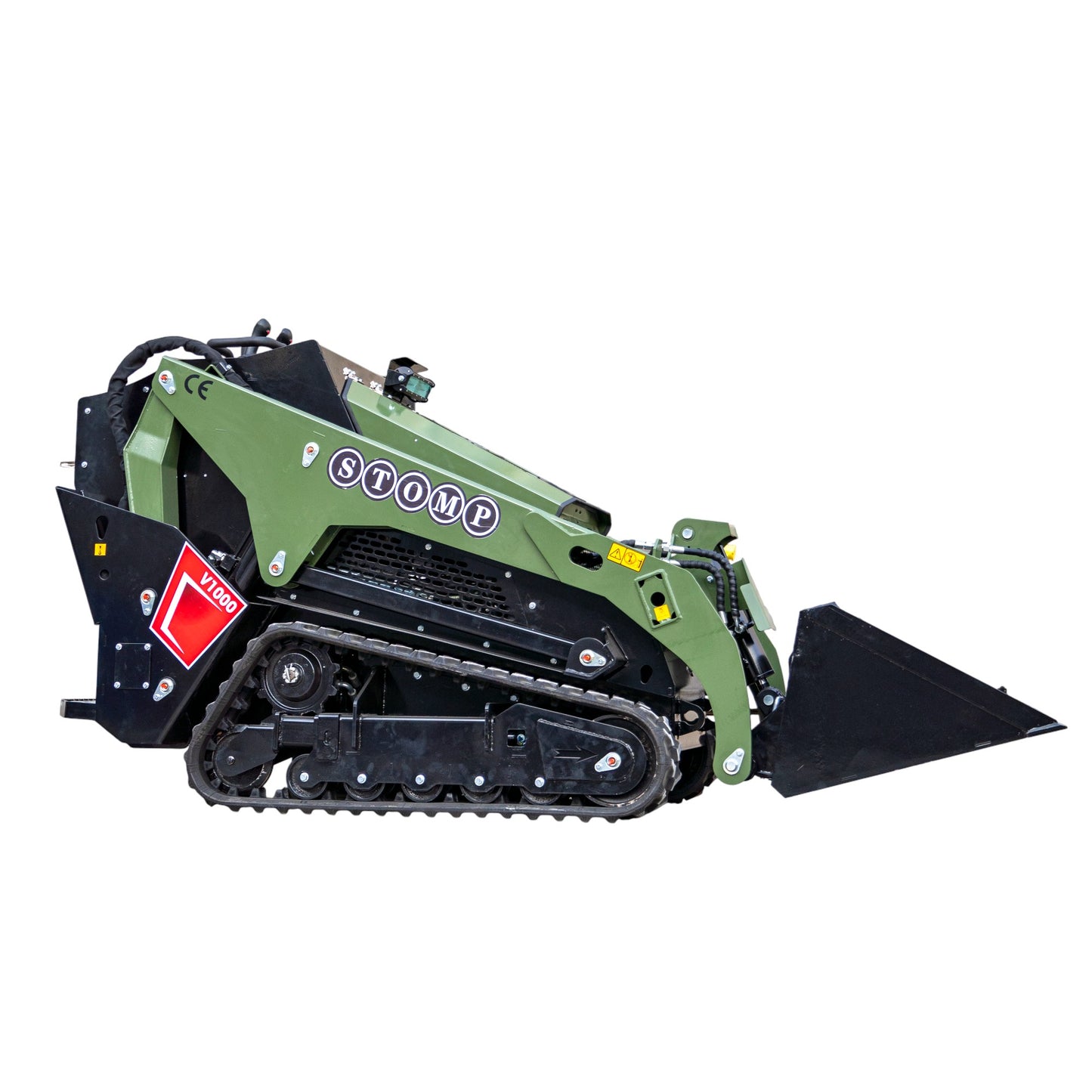 TYPHON Stomp V1000 Skid steer Loader24HP Kubota D1105 water-cooled Diesel Pilot control LED