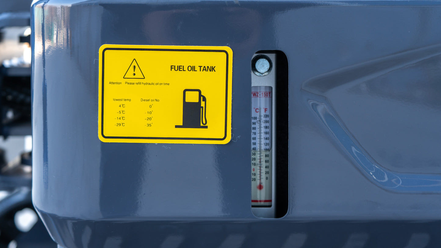 TYPHON TERROR XIX Prestige, 20.4 HP Kubota D902 4200lbs Mini Excavator with Boom Swing, Retractable Tracks, and Heater Cabin