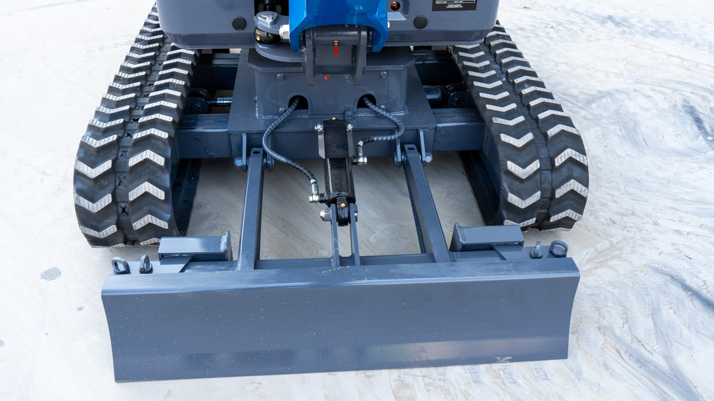 TYPHON TERROR XIX Prestige, 20.4 HP Kubota D902 4200lbs Mini Excavator with Boom Swing, Retractable Tracks, and Heater Cabin