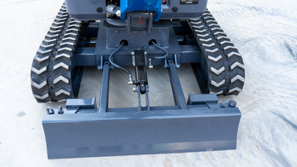 TYPHON TERROR XIX Prestige, 20.4 HP Kubota D902 4200lbs Mini Excavator with Boom Swing, Retractable Tracks, and Heater Cabin