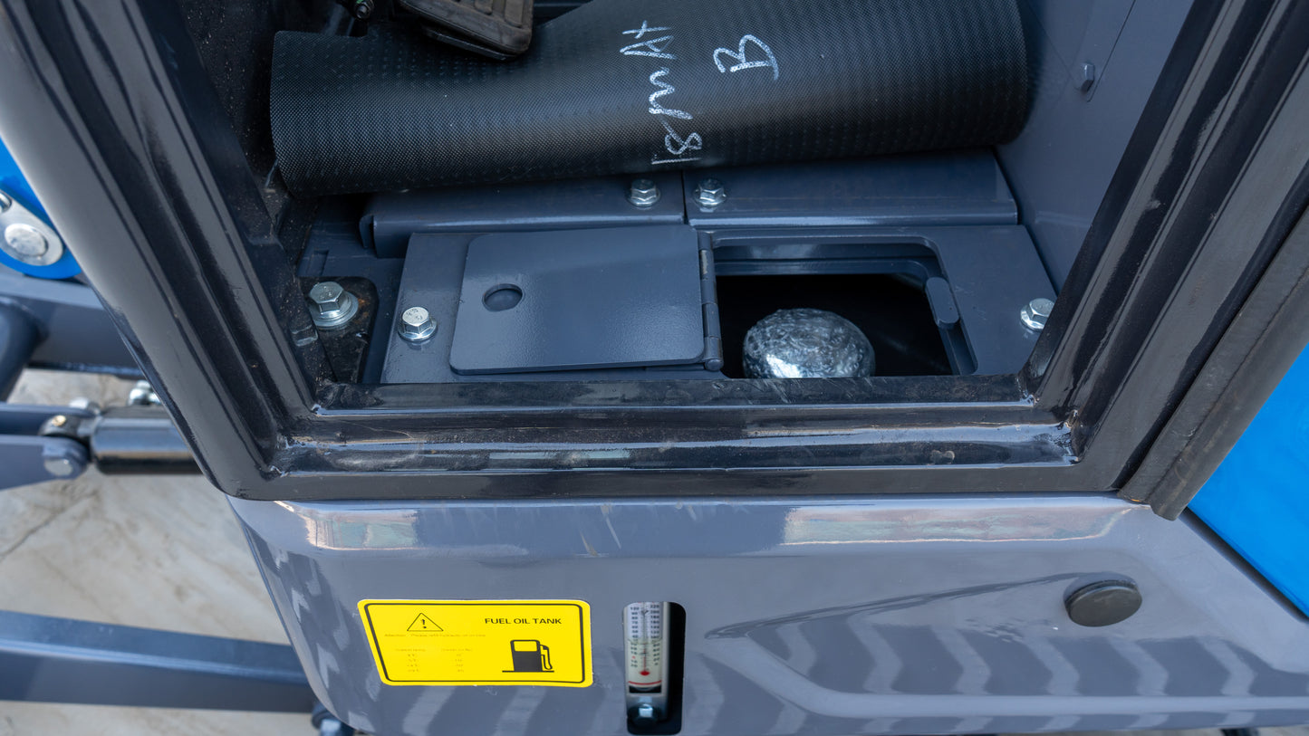 TYPHON TERROR XIX Prestige, 20.4 HP Kubota D902 4200lbs Mini Excavator with Boom Swing, Retractable Tracks, and Heater Cabin