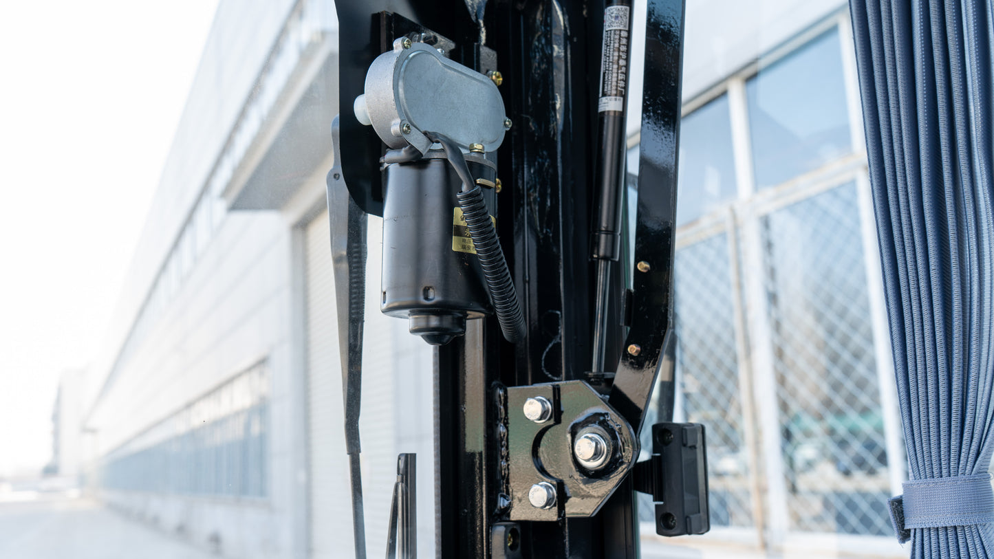 TYPHON TERROR XIX Prestige, 20.4 HP Kubota D902 4200lbs Mini Excavator with Boom Swing, Retractable Tracks, and Heater Cabin