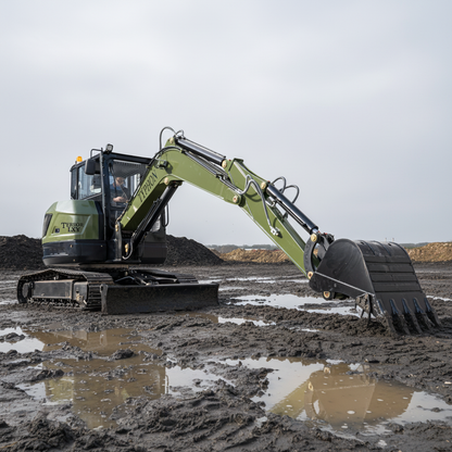TYPHON TERROR LXV 6.6 Ton Mini Excavator Kubota V2607 56.9HP AC/Heater Cabin Boom Swing Two Speed Travel 0.23m³ Bucket  Heavy Duty Construction Machine