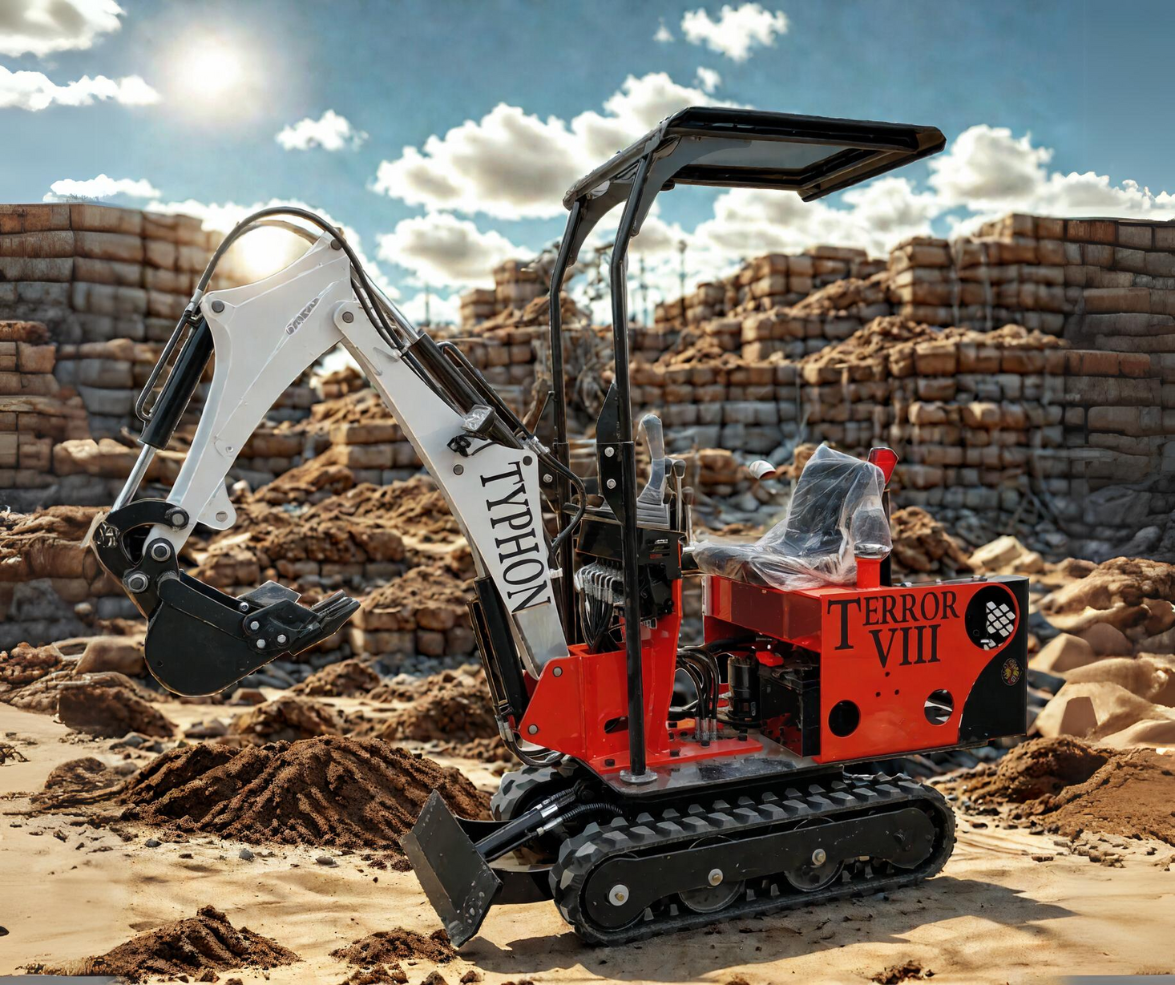 Brand New TYPHON TERROR VIII 800kg Mini Excavator