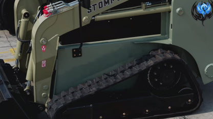 TYPHON STOMP 65 Mini Skid Steer Loader PROPACT Series 74 HP Cummins Diesel, Dual Hydraulics, A/C & Heater Cab