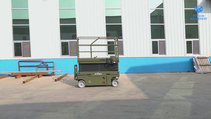 TYPHON xFlex-2031EM 1.2 Ton Electric Mini Scissor Lift&nbsp, 20 ft Max Platform Height&nbsp, 19.7-inch Platform Extension