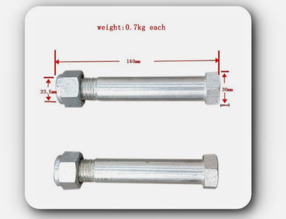 Pins for TYPHON Excavators Up to 2 Tons - Pack of 6